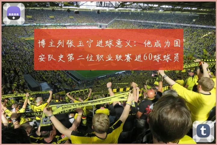 博主列张玉宁进球意义：他成为国安队史第二位职业联赛进60球球员